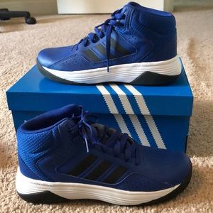 Blue ADIDAS basketball Sneakers